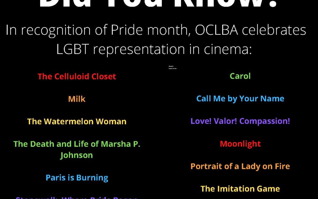 Pride 2021: LGBTQ Representation in Cinema