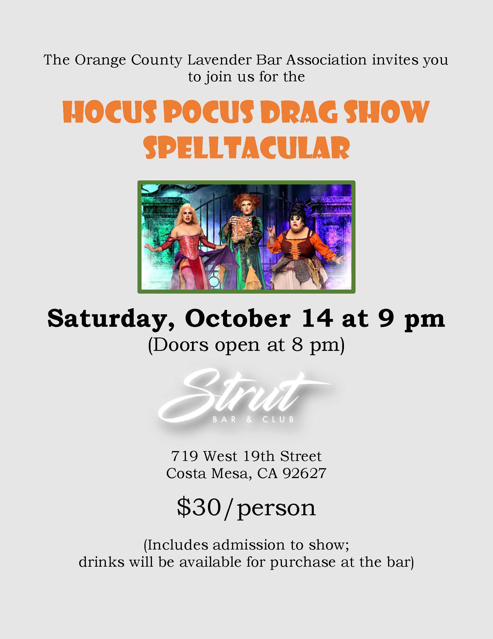 Hocus Pocus Drag Show Spelltacular